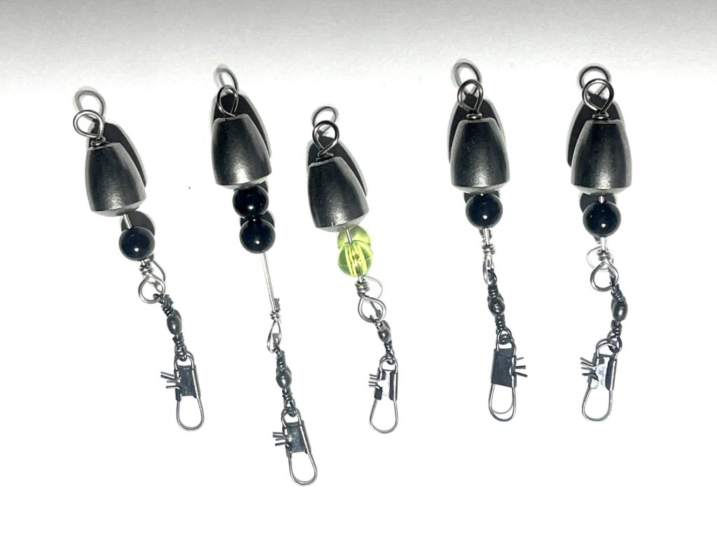 Lead Free Inline Sinkers 5pk Maine ProSeries